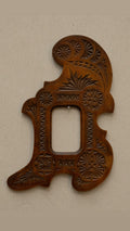 Chip carve wooden picture frame