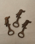Kookaburra brass bottle opener