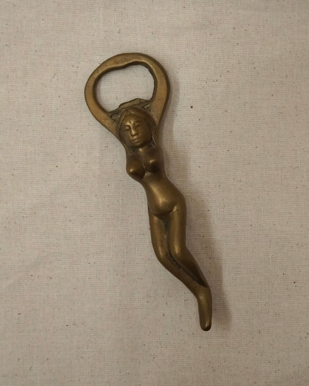 Female brass bottle opener