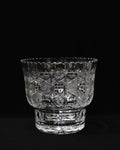 Crystal footed vase