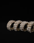 Set of 6 shell napkin holders