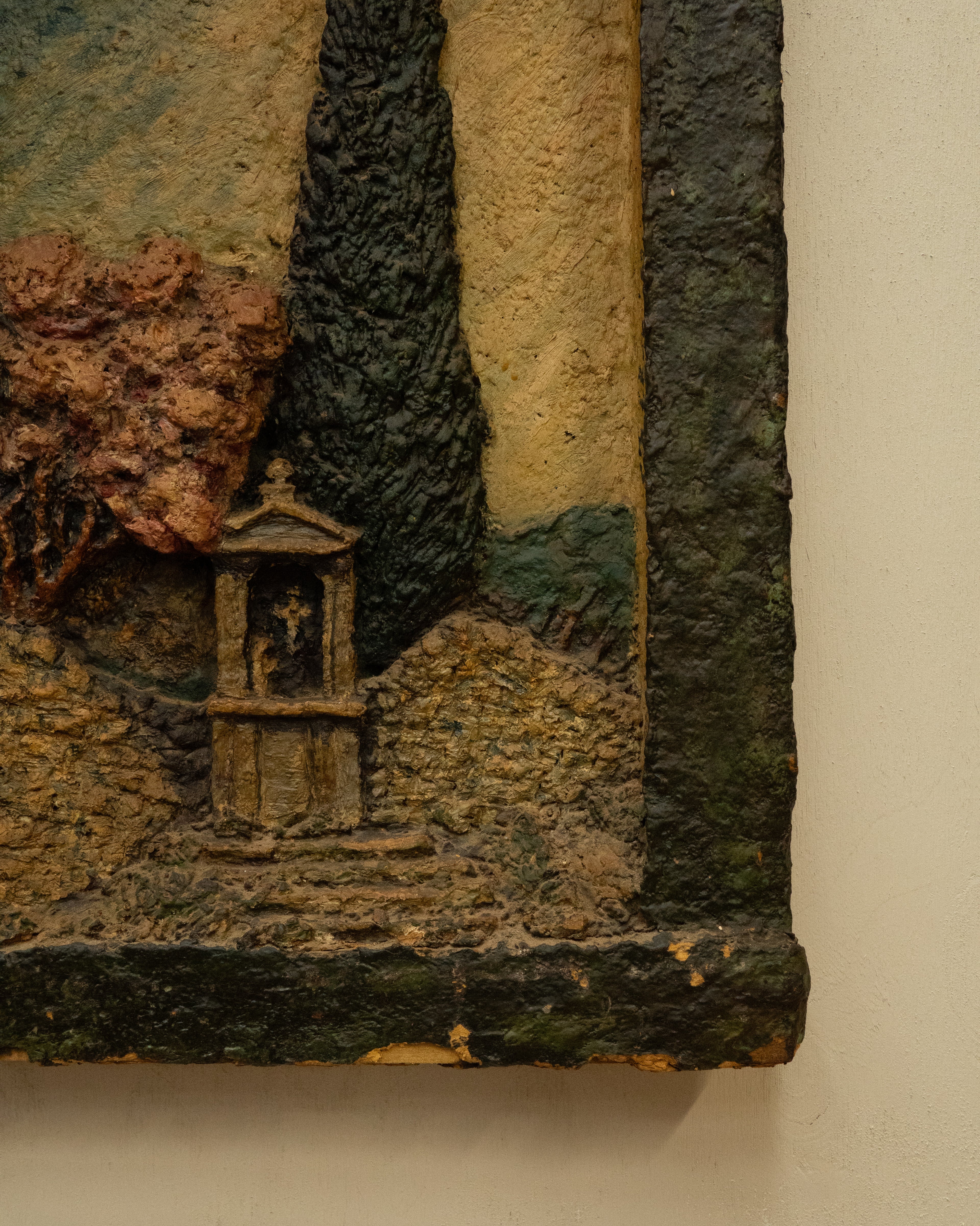 French paper mache artwork
