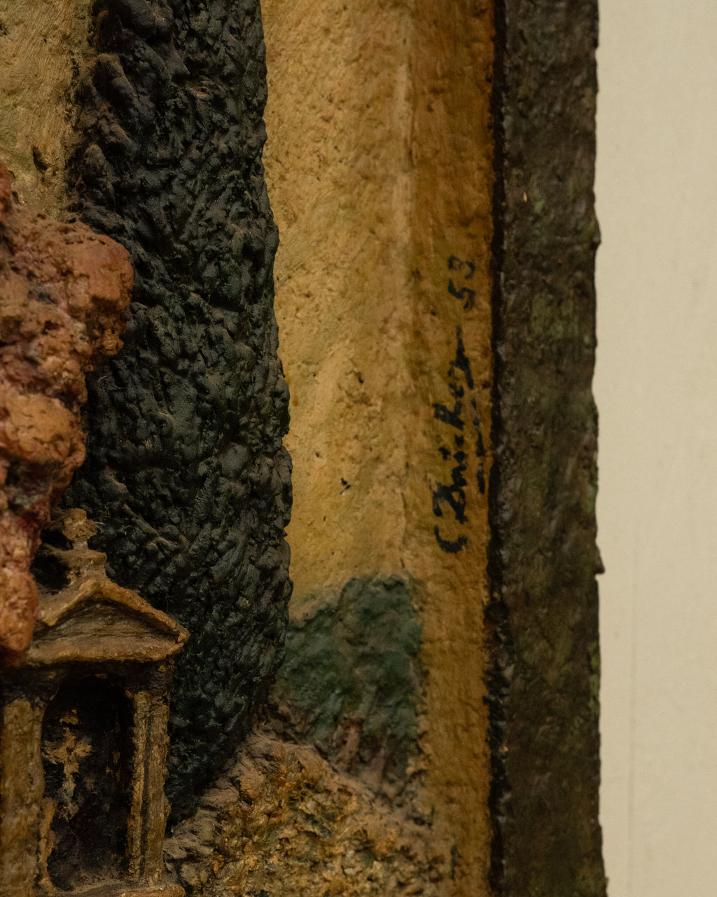 French paper mache artwork