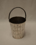Silver plated bucket with handle