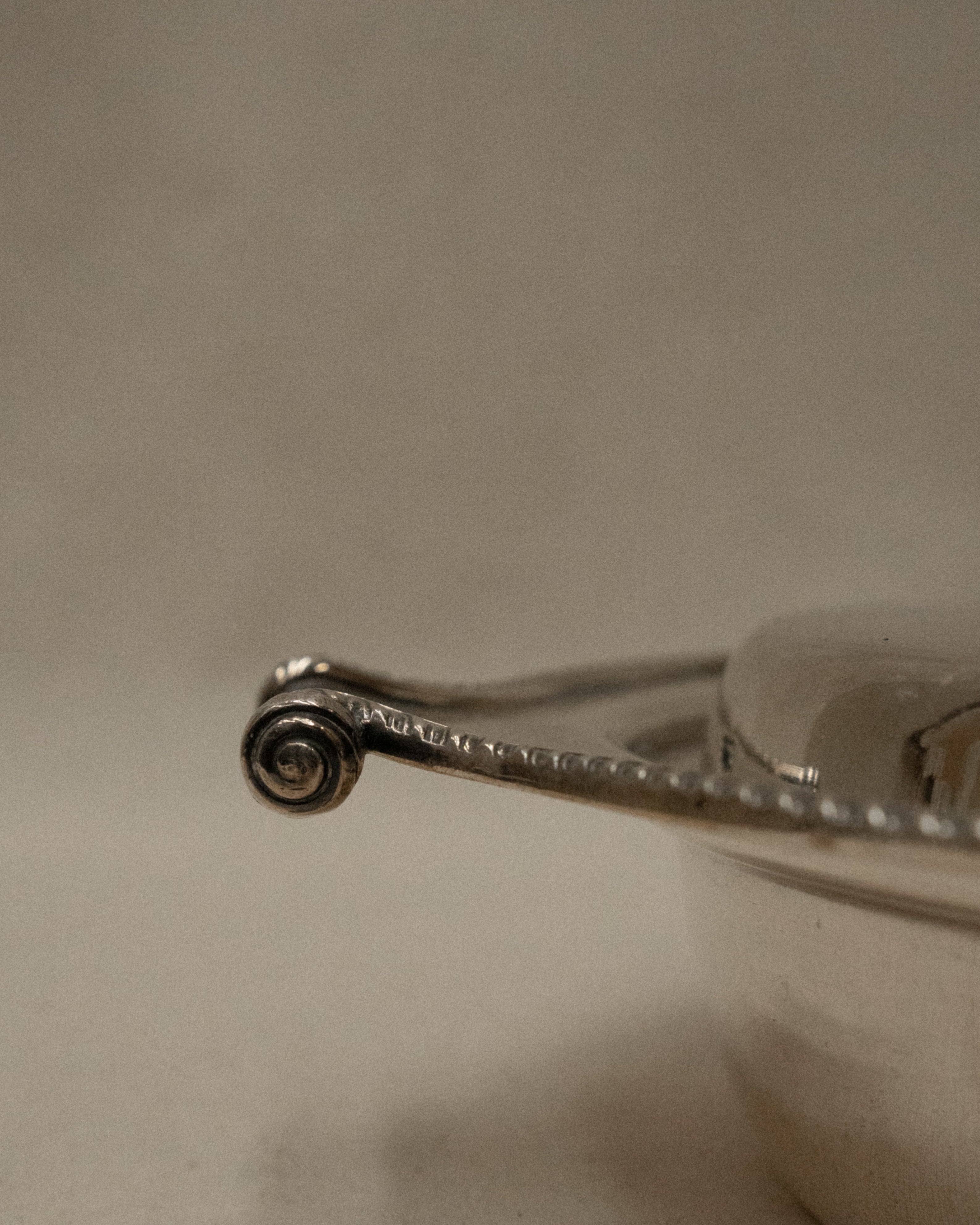 Silver plated lidded dish with scroll handles