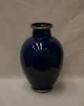 Large blue moroccan ceramic vase
