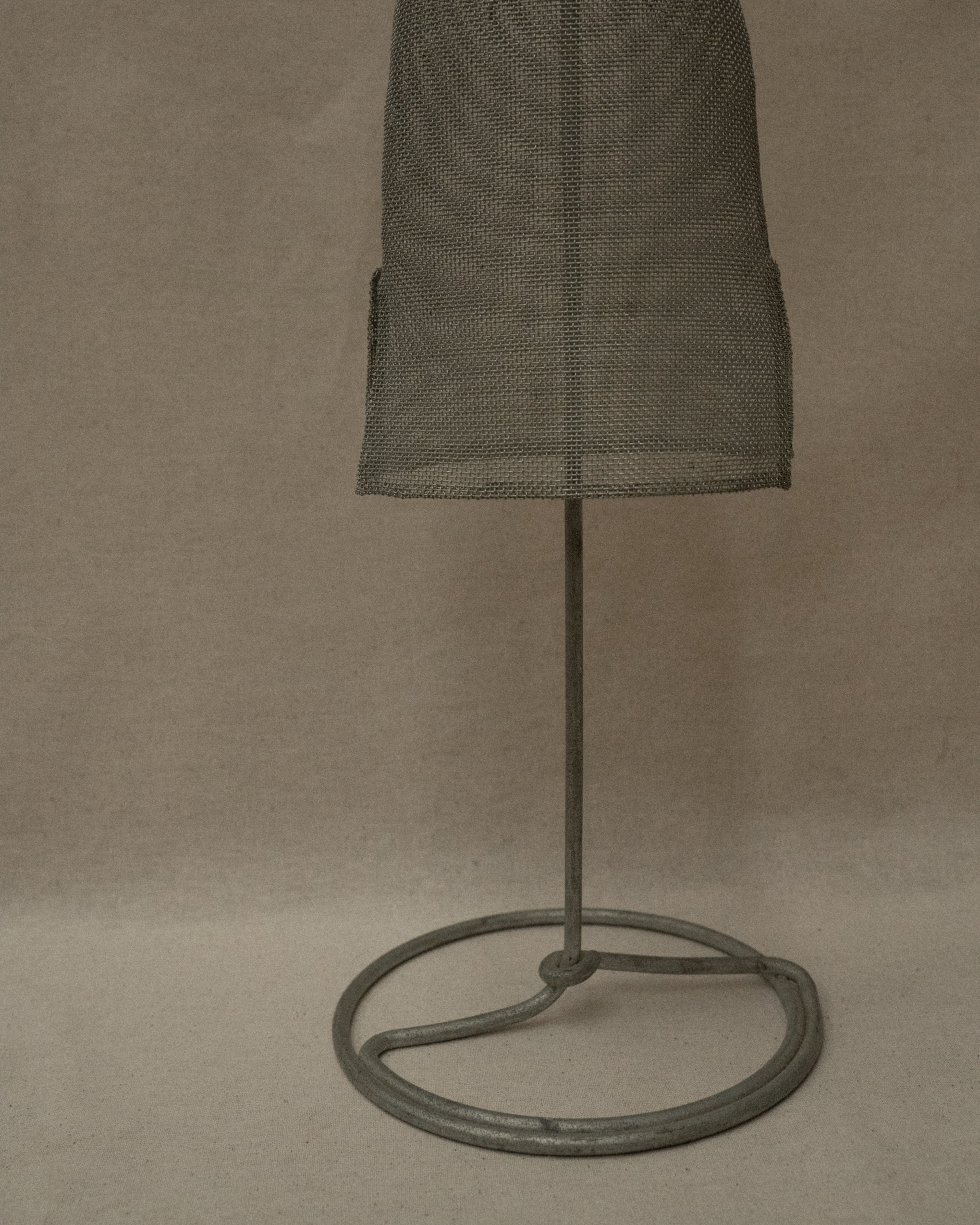 Vintage Ikea metal mesh dress jewellery holder