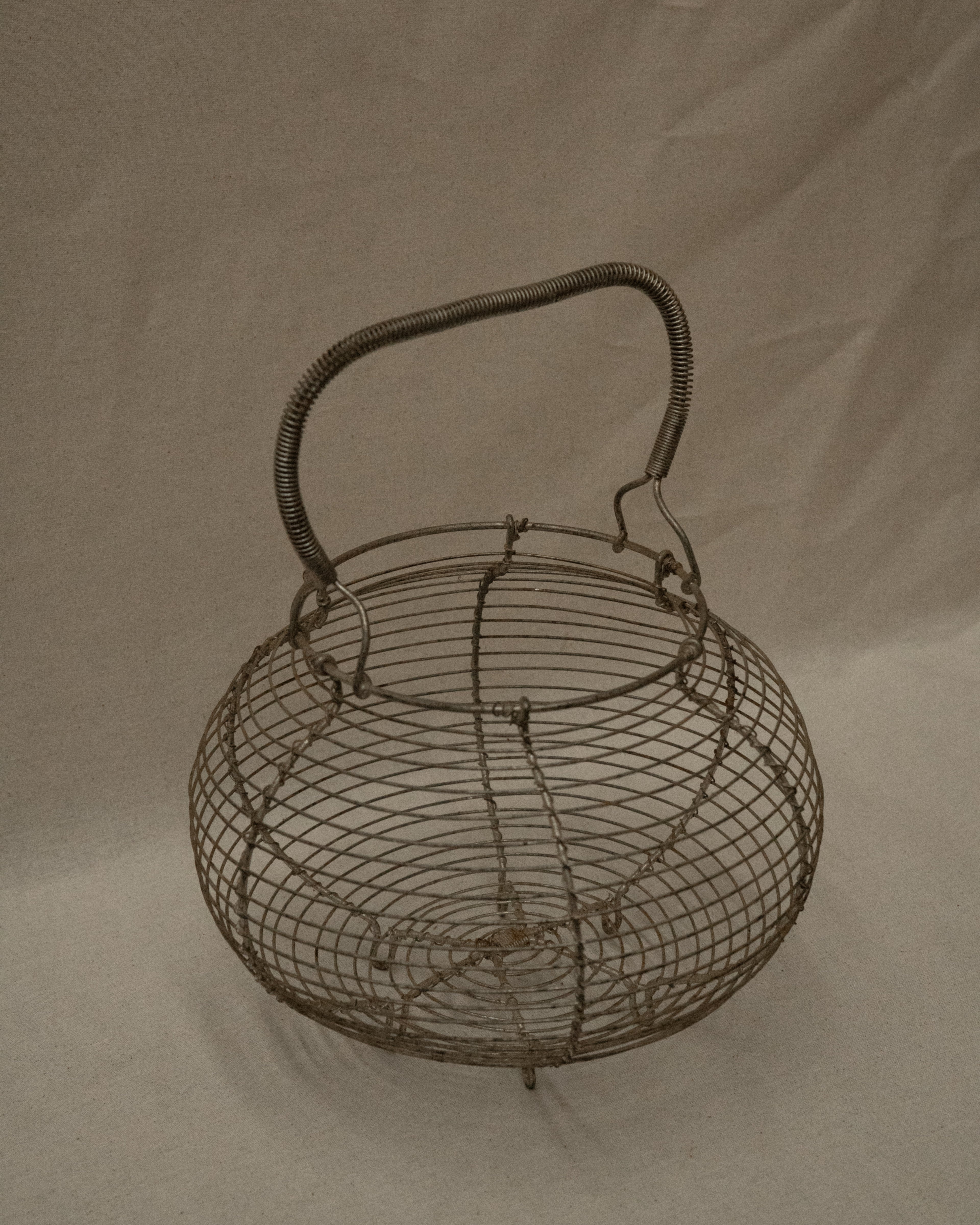 Wire egg basket