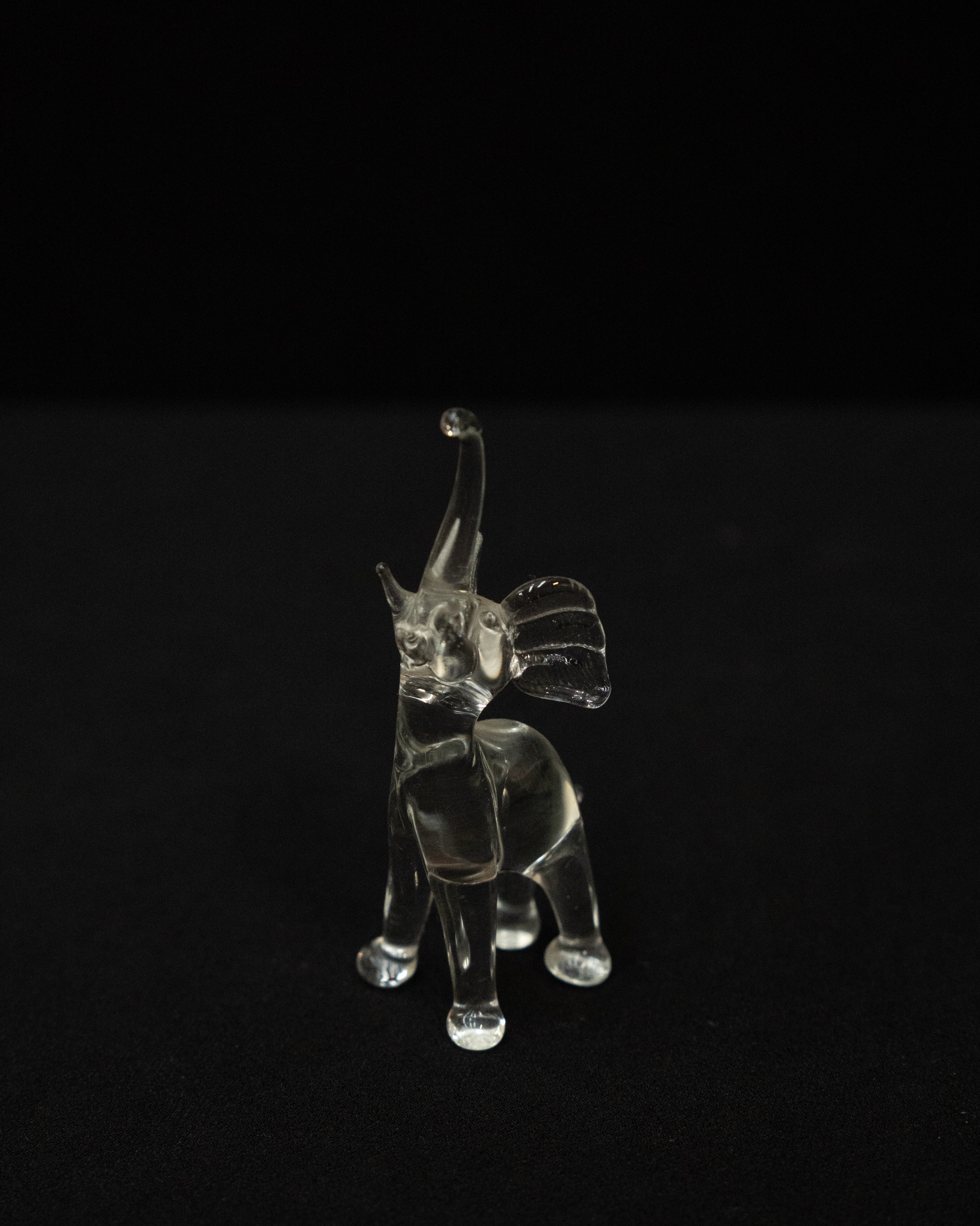 Art glass elephant