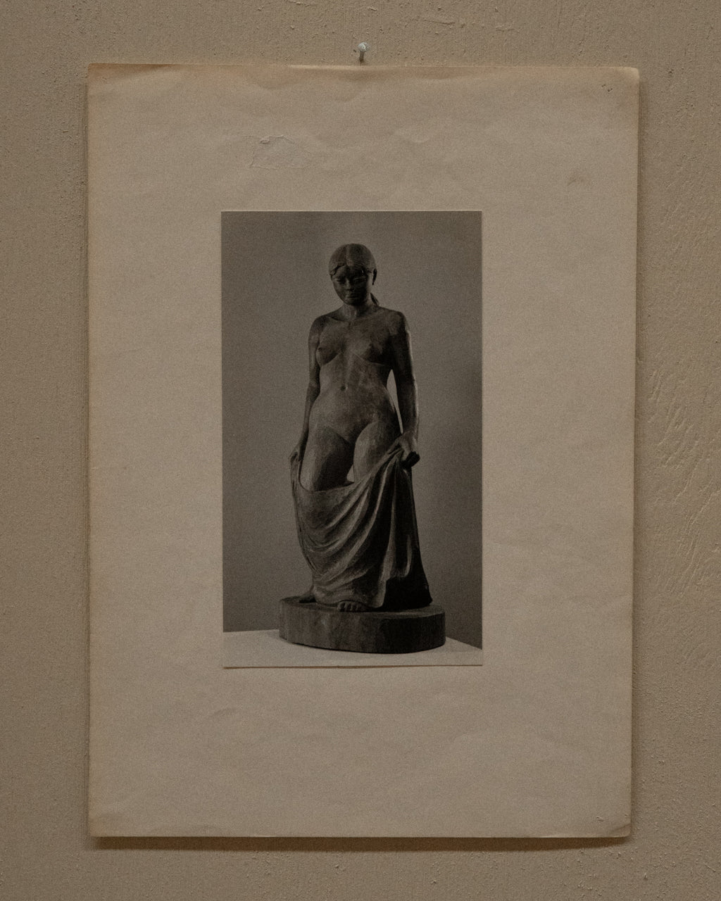 Photograph of carved wooden sculpture 1