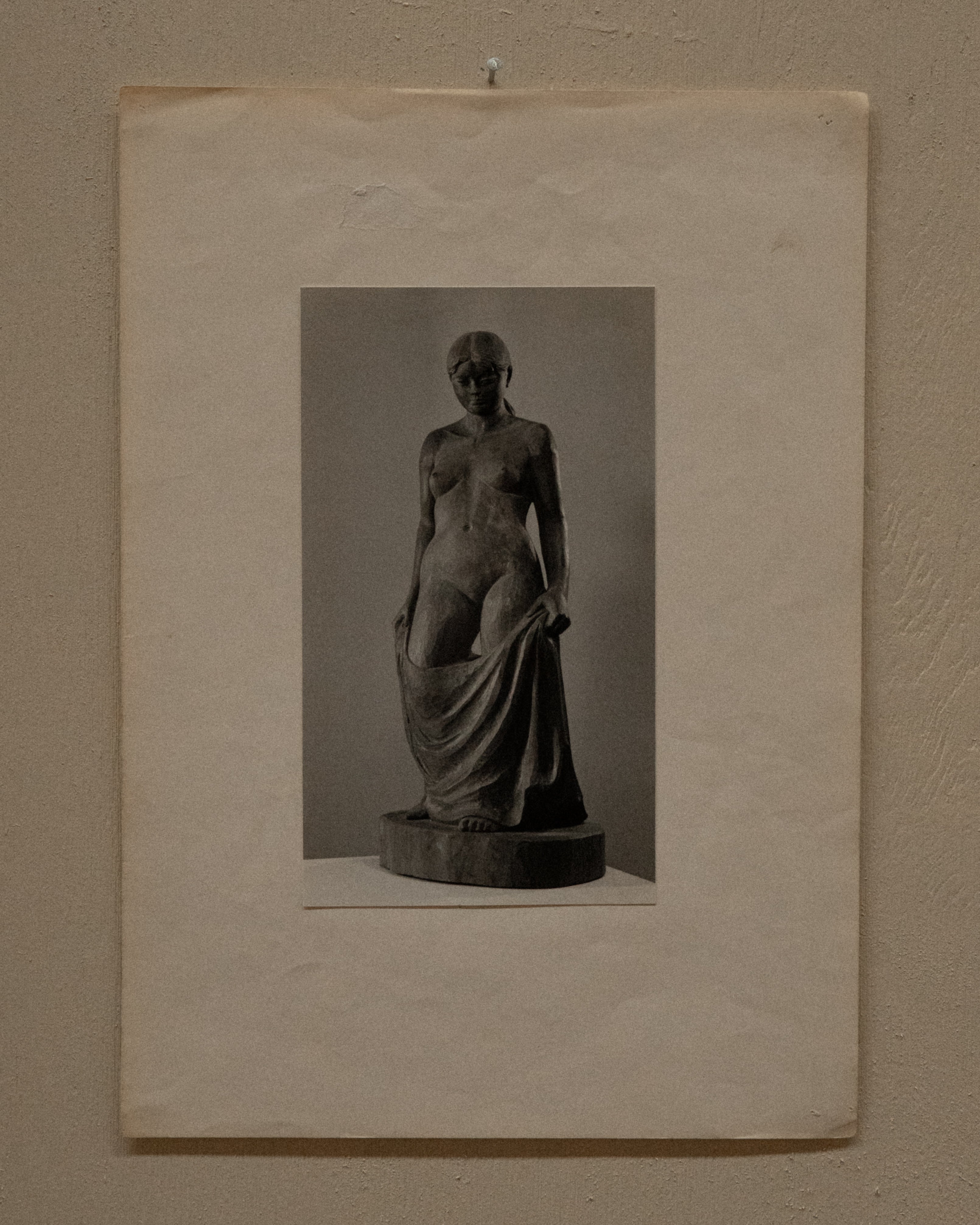 Photograph of carved wooden sculpture 1