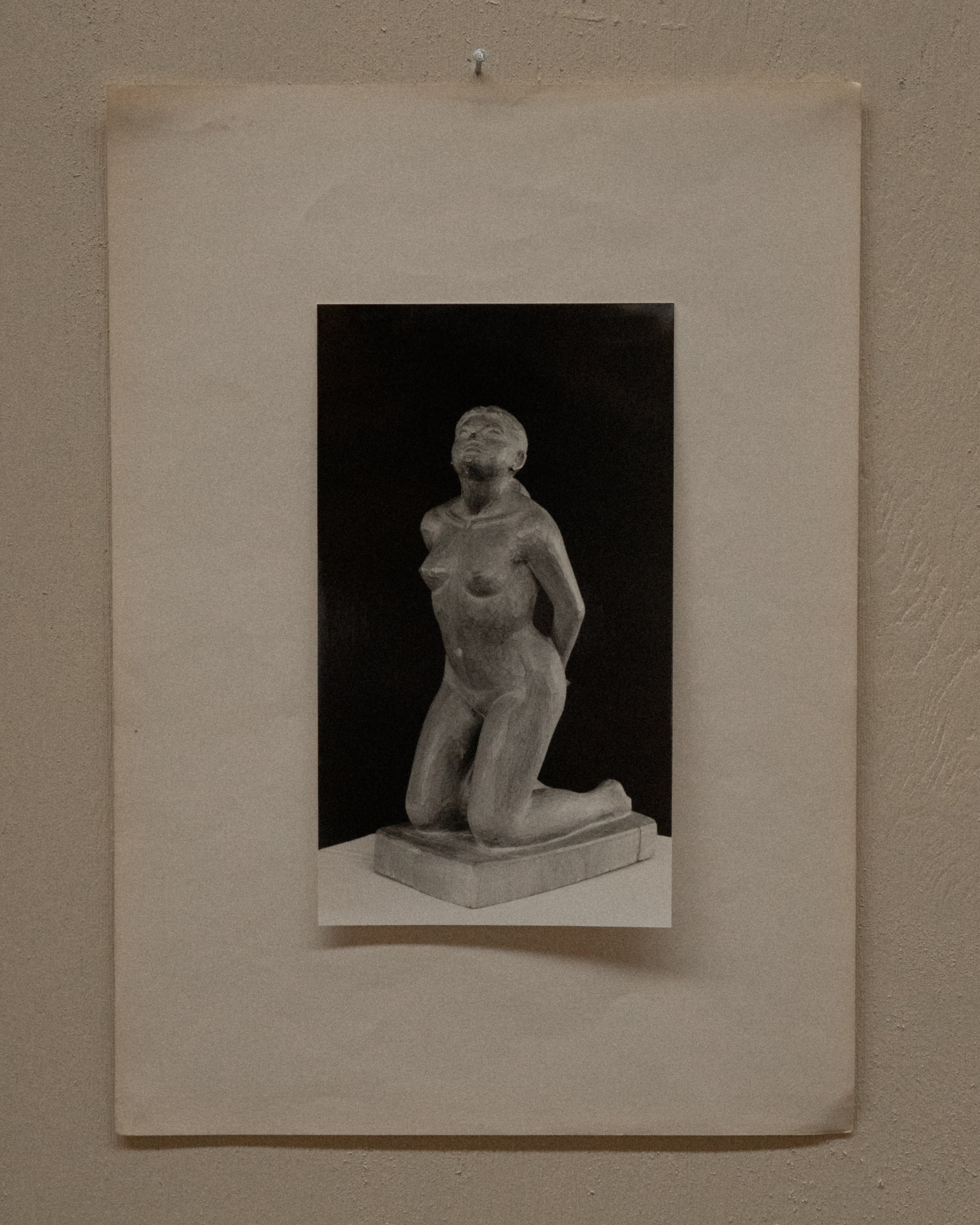 Photograph of carved wooden sculpture 3