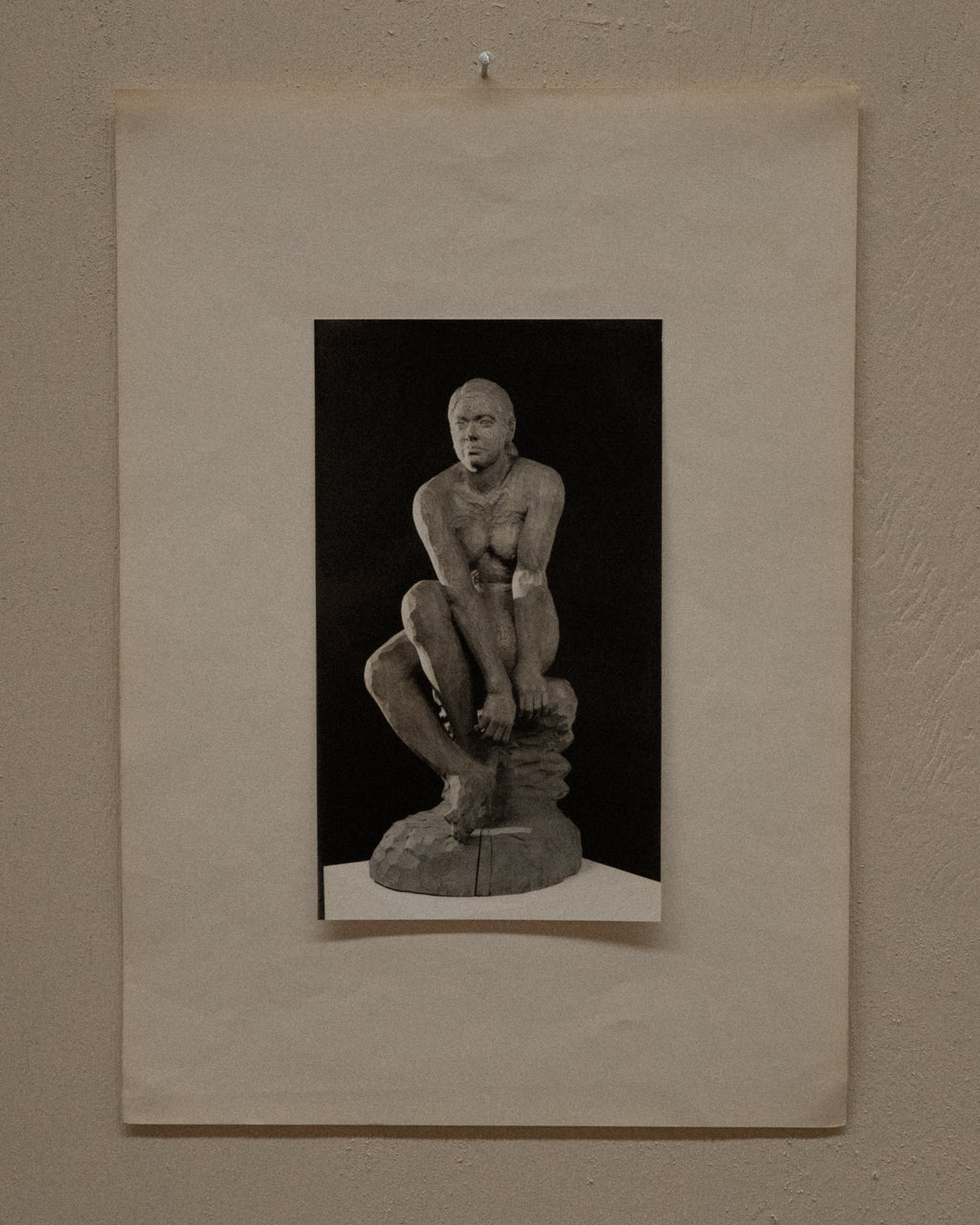 Photograph of carved wooden sculpture 4