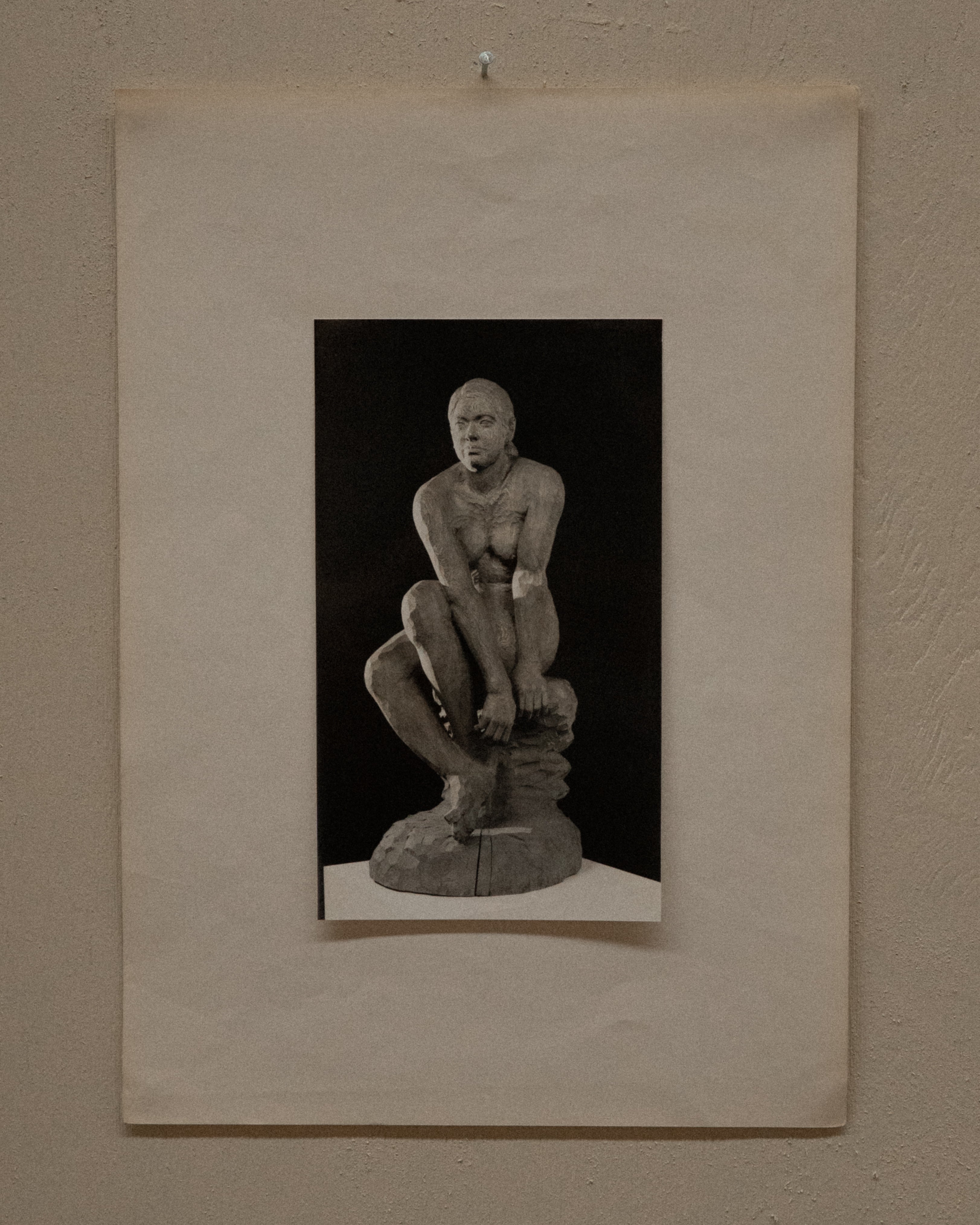 Photograph of carved wooden sculpture 4