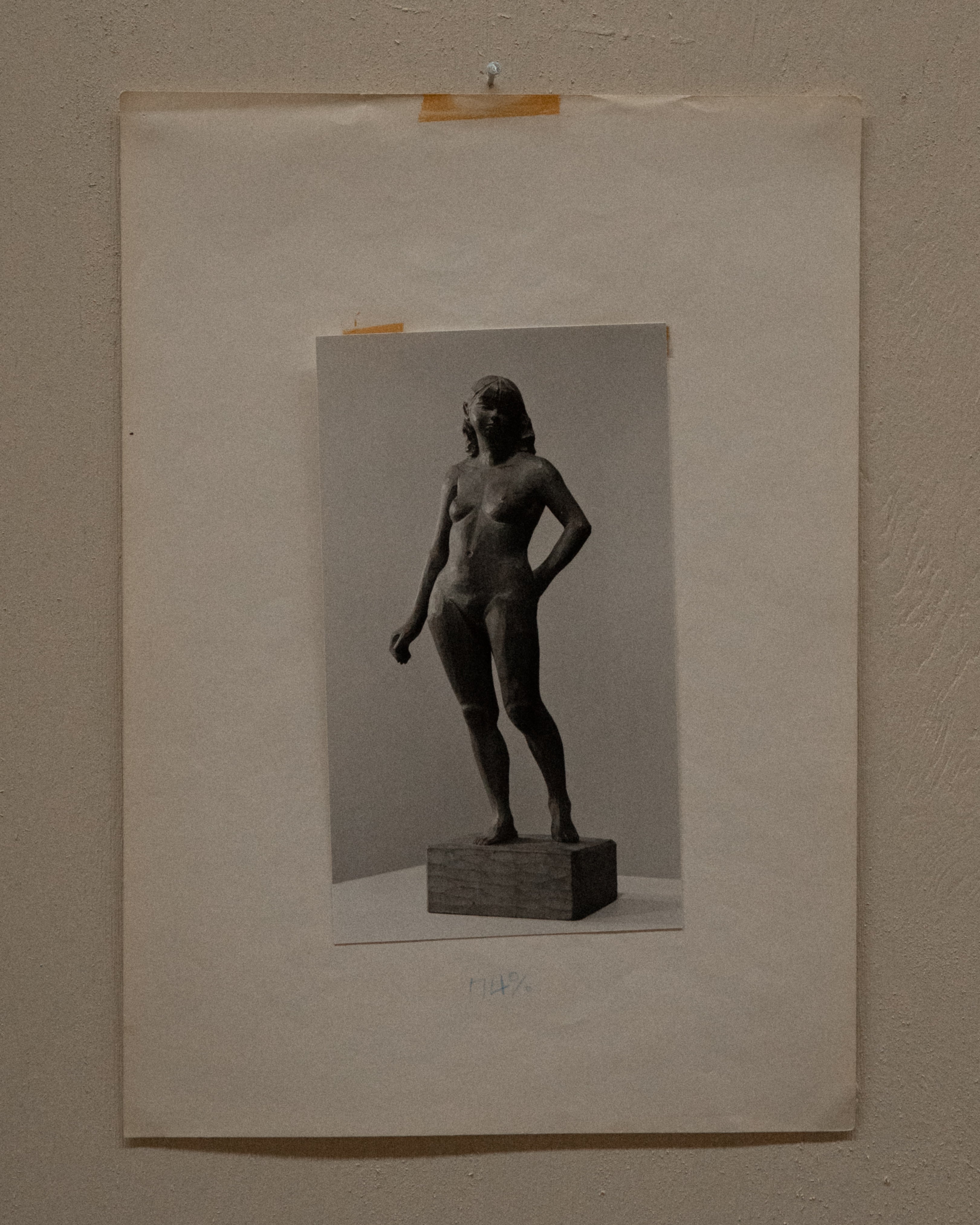 Photograph of carved wooden sculpture 9