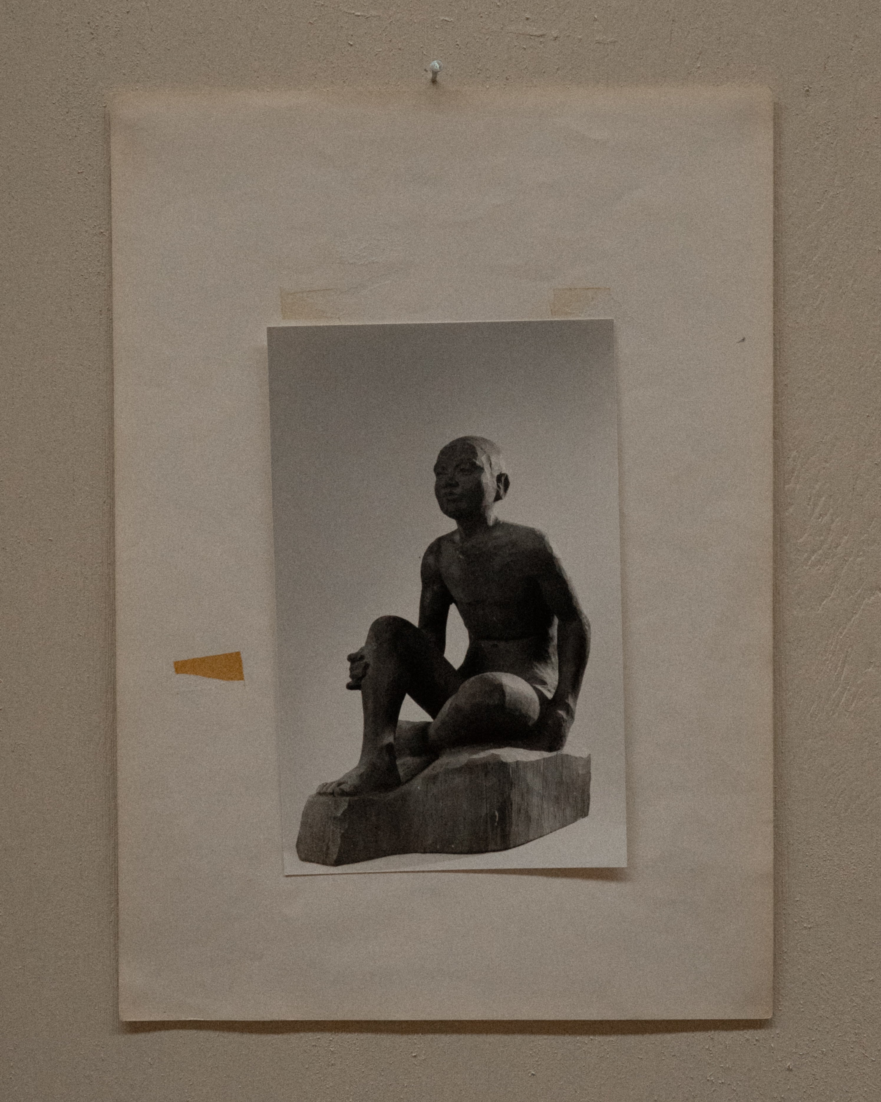 Photograph of carved wooden sculpture 13