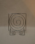 Spiral metal bookstand