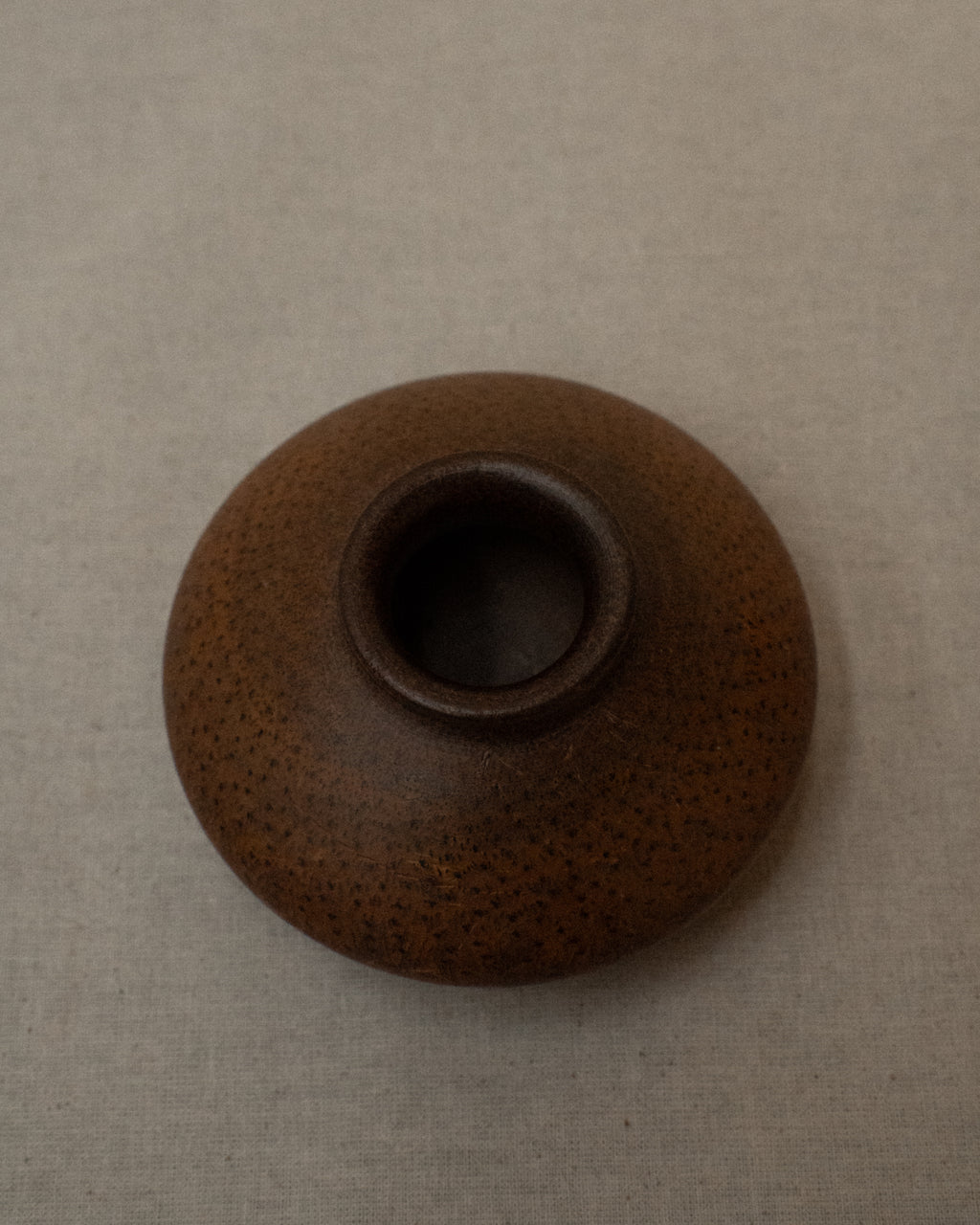 Small wooden bud vase