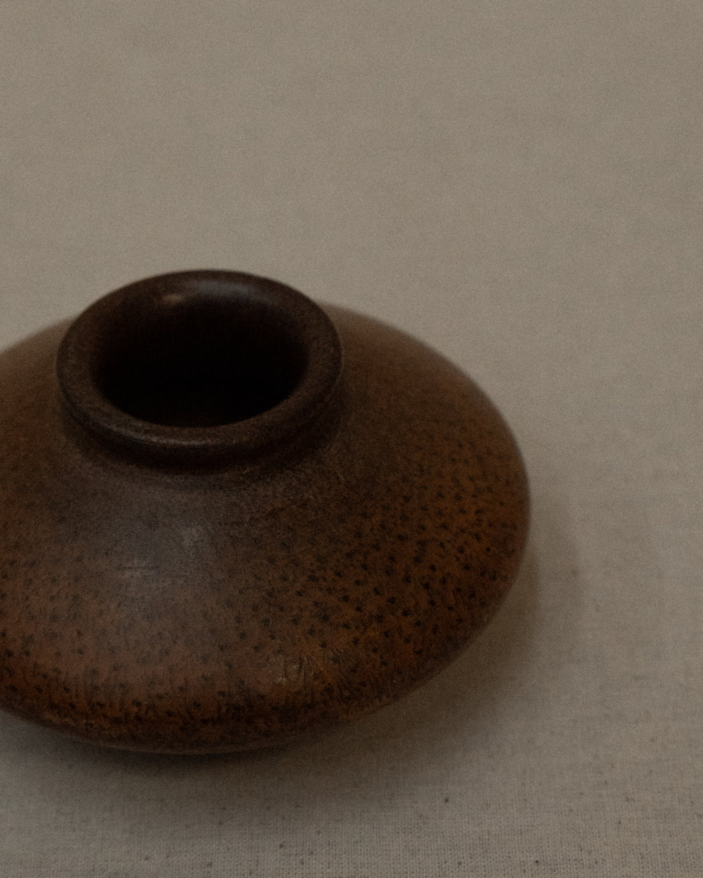 Small wooden bud vase