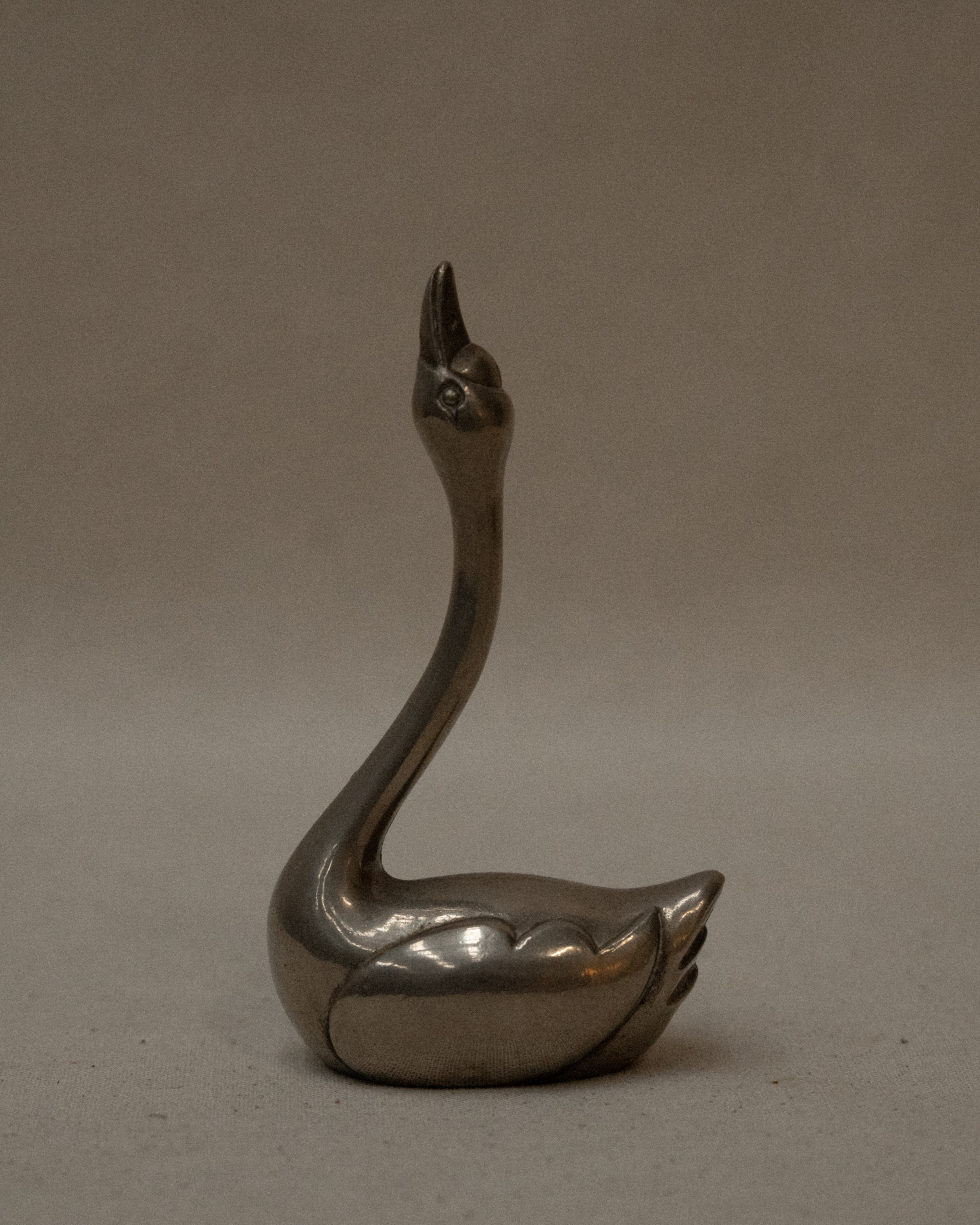 Metal swans