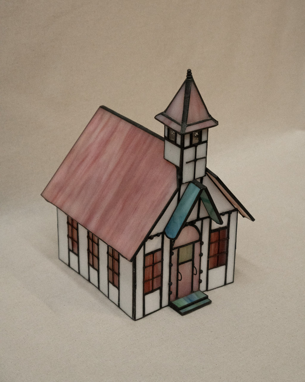 Leadlight house sculpture