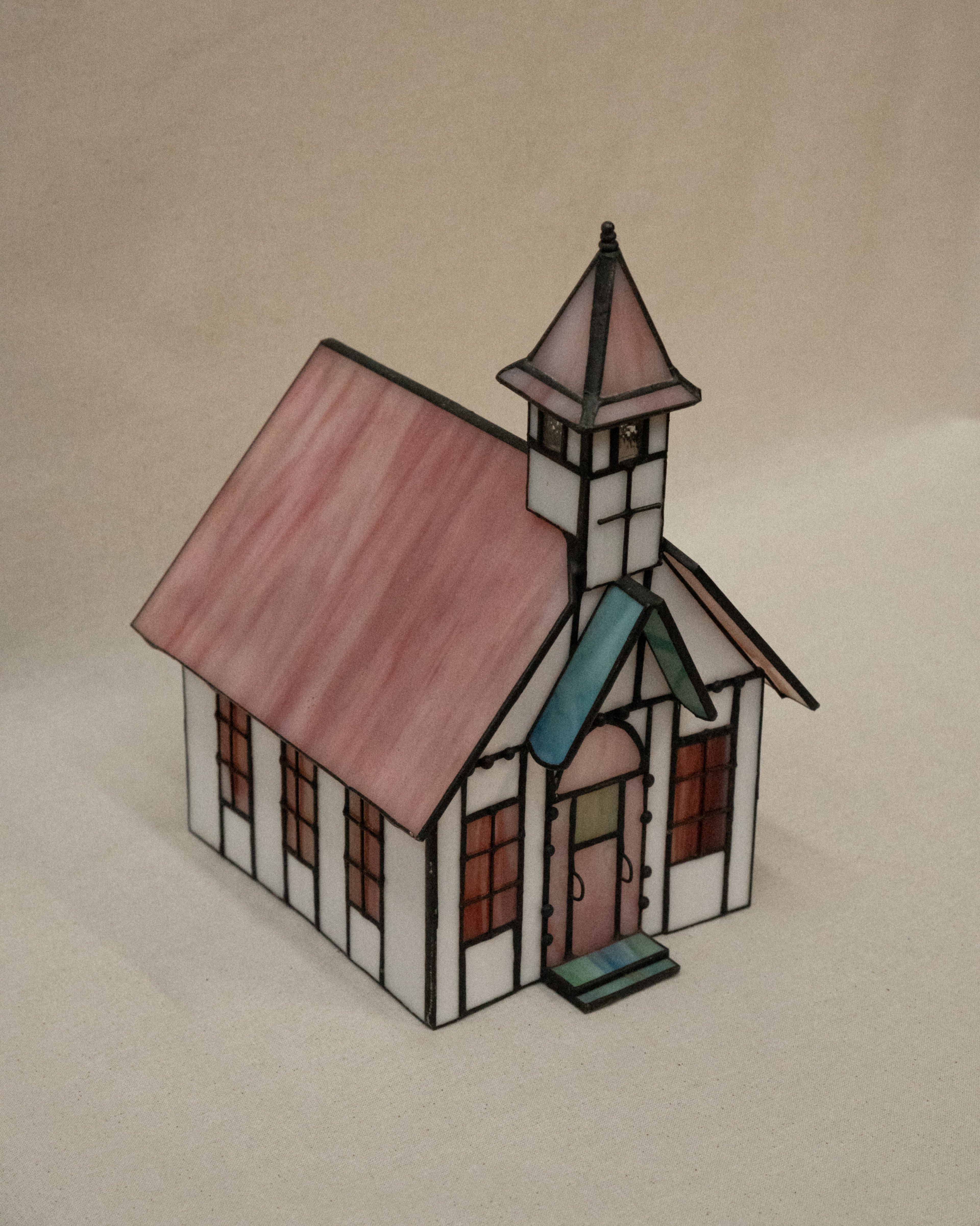 Leadlight house sculpture