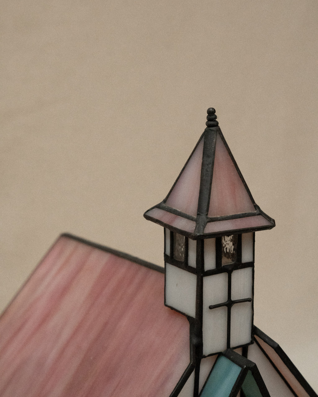 Leadlight house sculpture