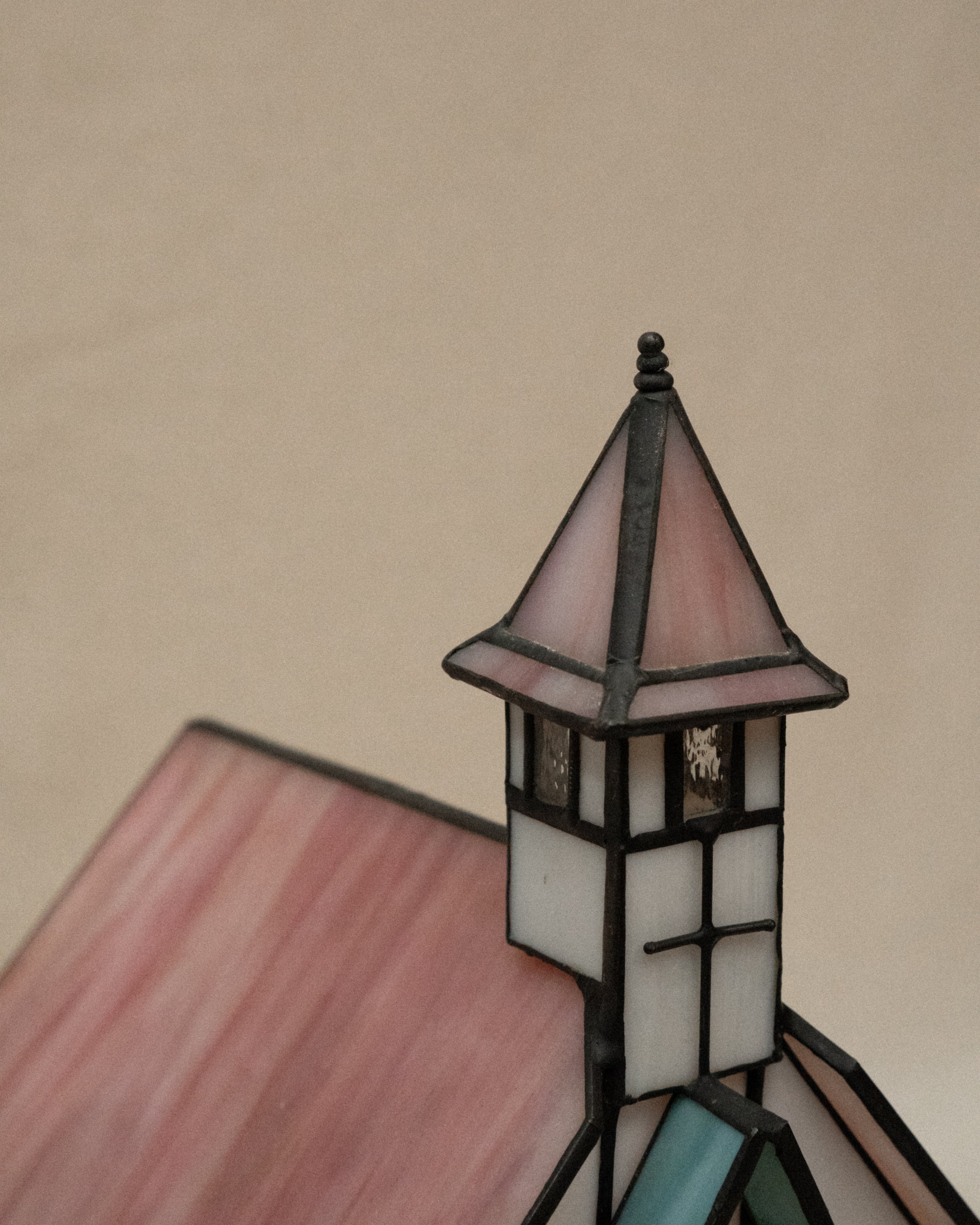Leadlight house sculpture