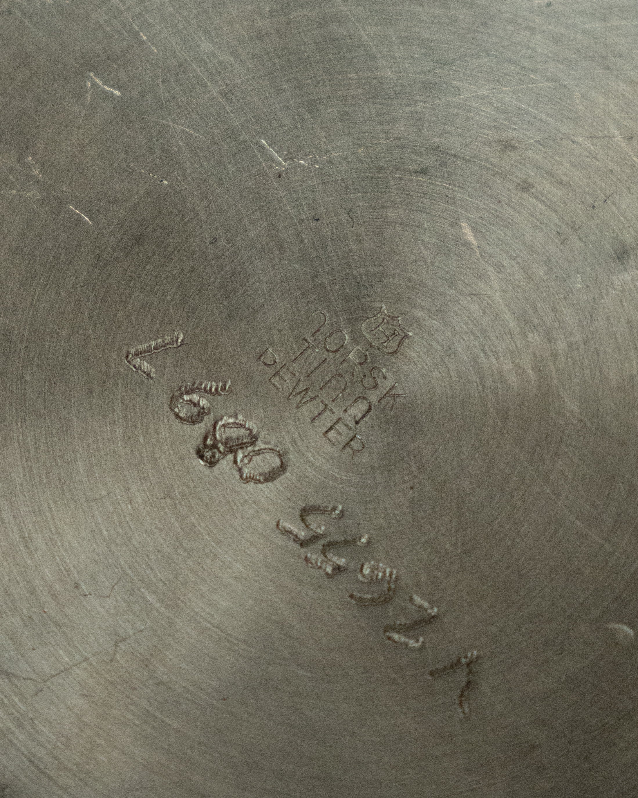 Scandinavian pewter bowl by Norsk