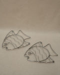 Metal fish trivet