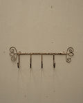 Wire 4 hook wall hanging