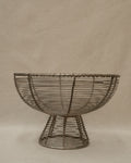 Wire pedestal bowl
