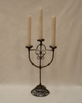 Wrought wire candelabra