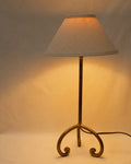 French style lamp with spiral feet