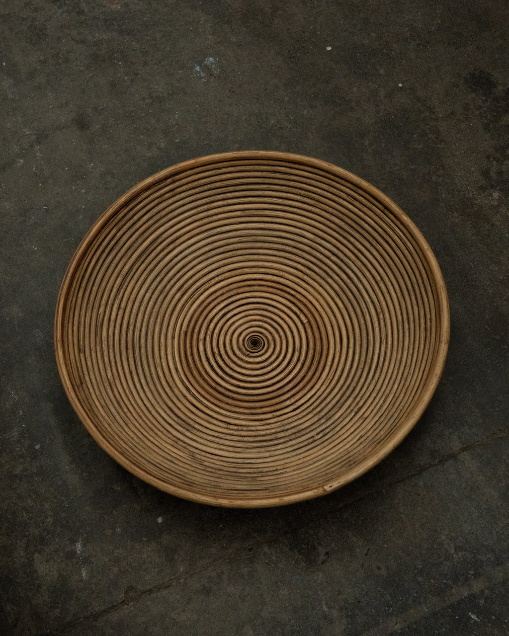 Shallow pencil reed bowl