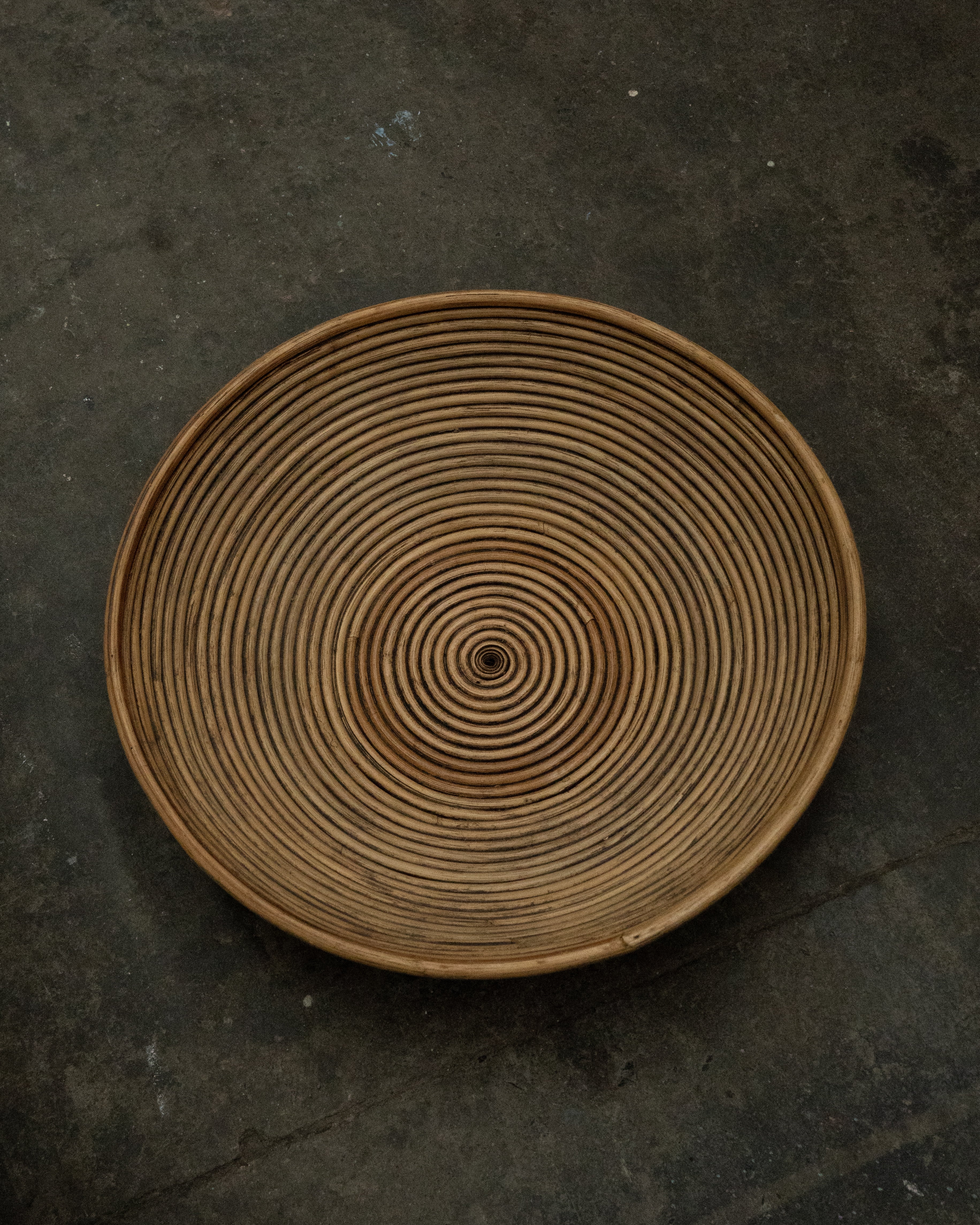 Shallow pencil reed bowl