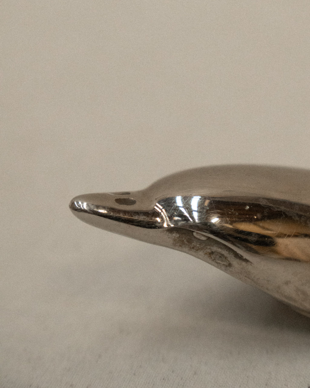 Silver plated dolphin 2 in 1 bottle opener