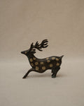 Solid spotted brass deer
