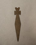 Brass letter opener with detailing