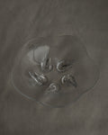 Danish glass bowl with shrimp by Holme Gaard