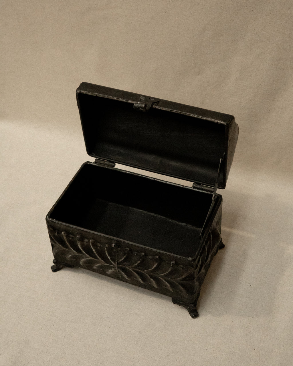 Gothic style metal chest
