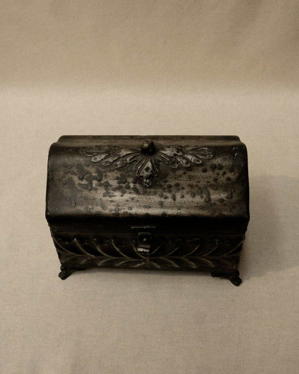 Gothic style metal chest