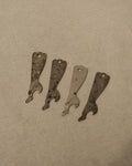 1950s metal leg and heel bottle opener