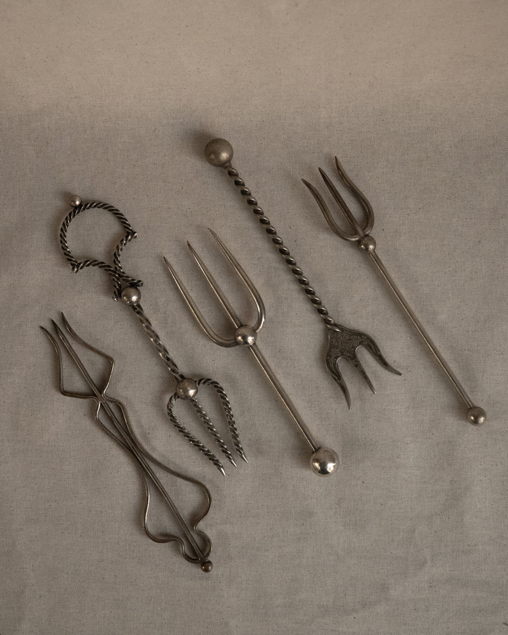 Silver plated forks