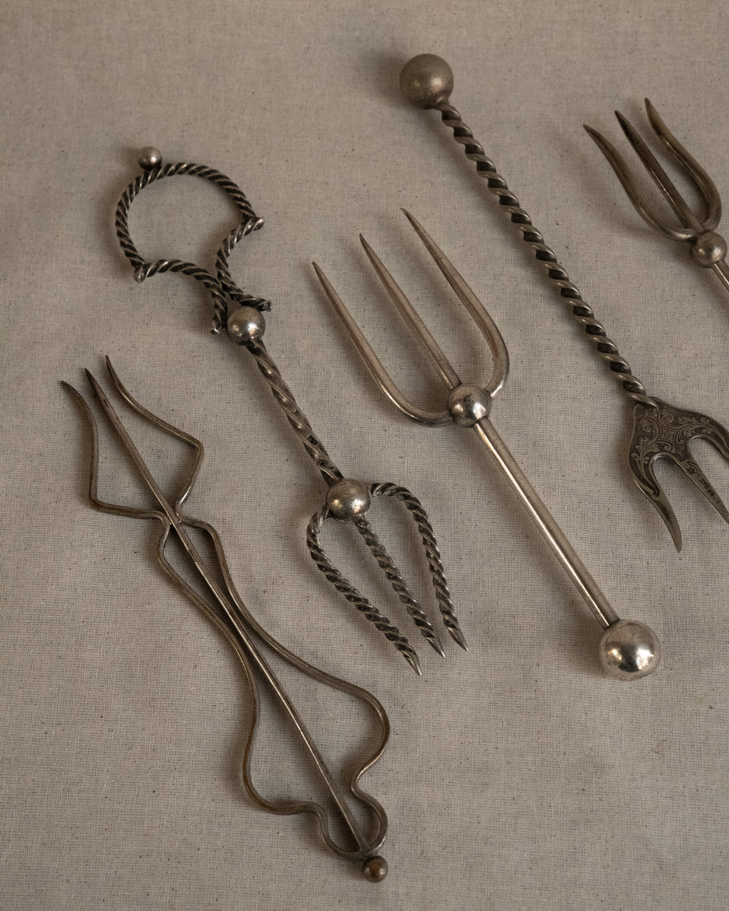 Silver plated forks