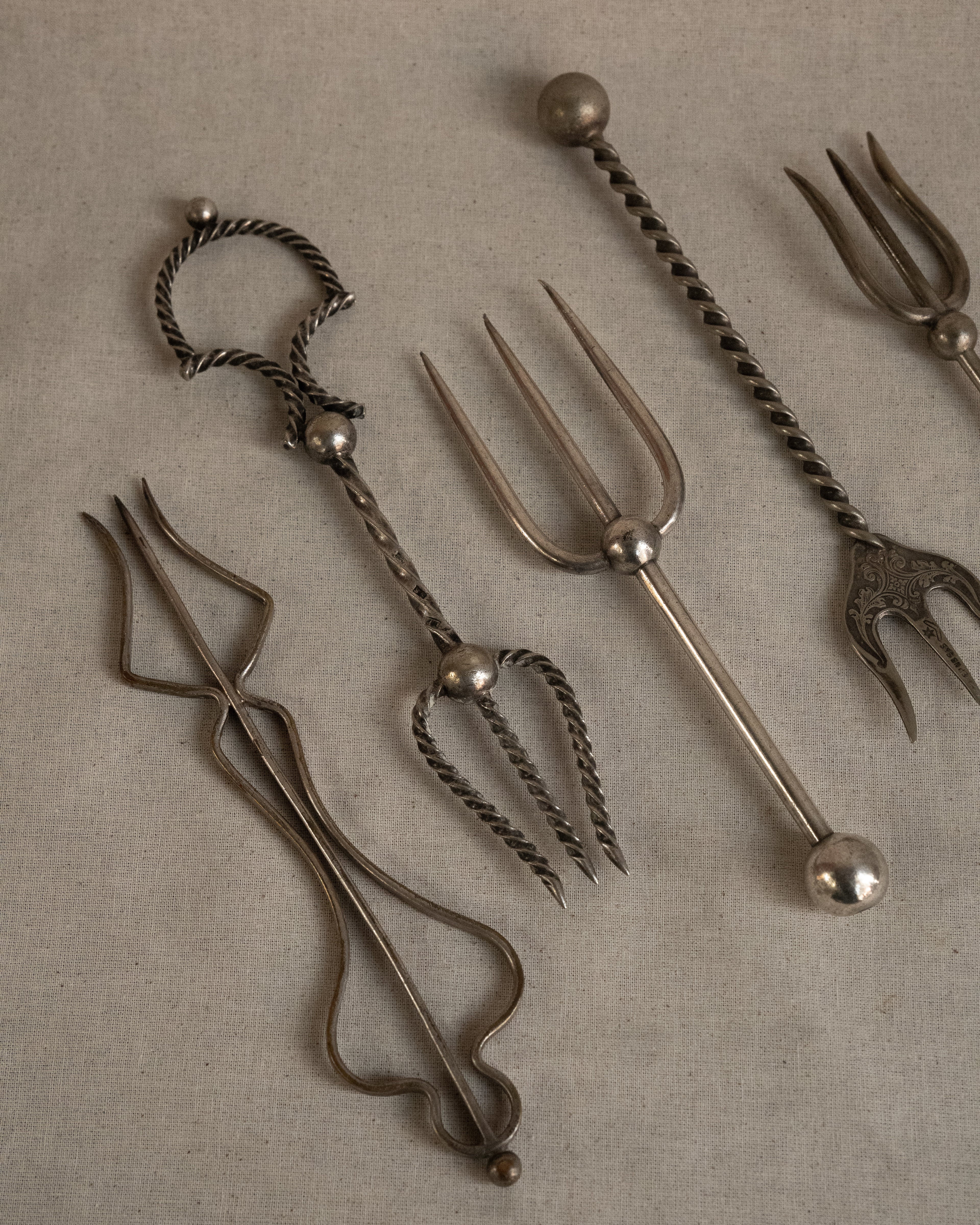 Silver plated forks