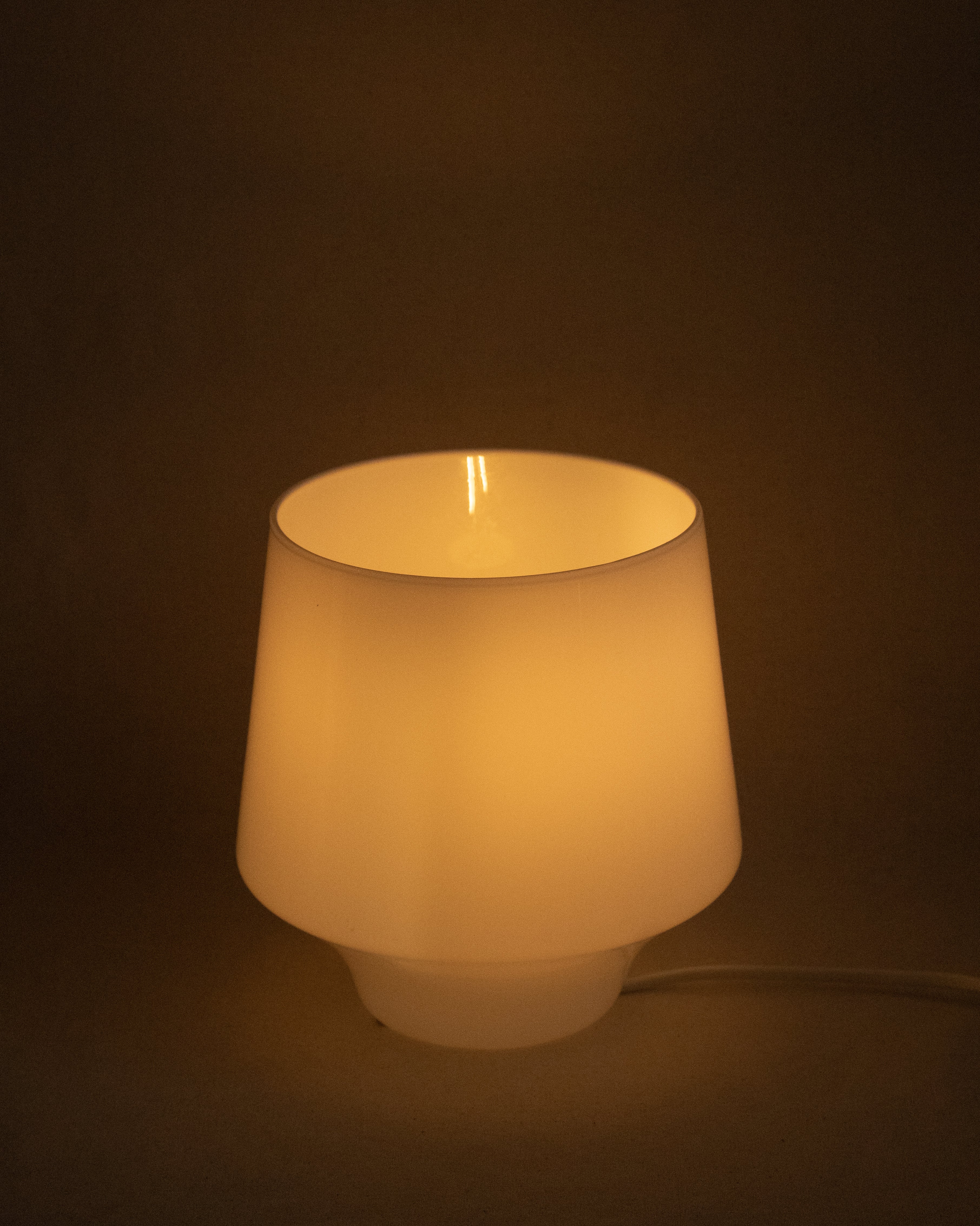 Vintage Ikea Tokeryd glass lamp
