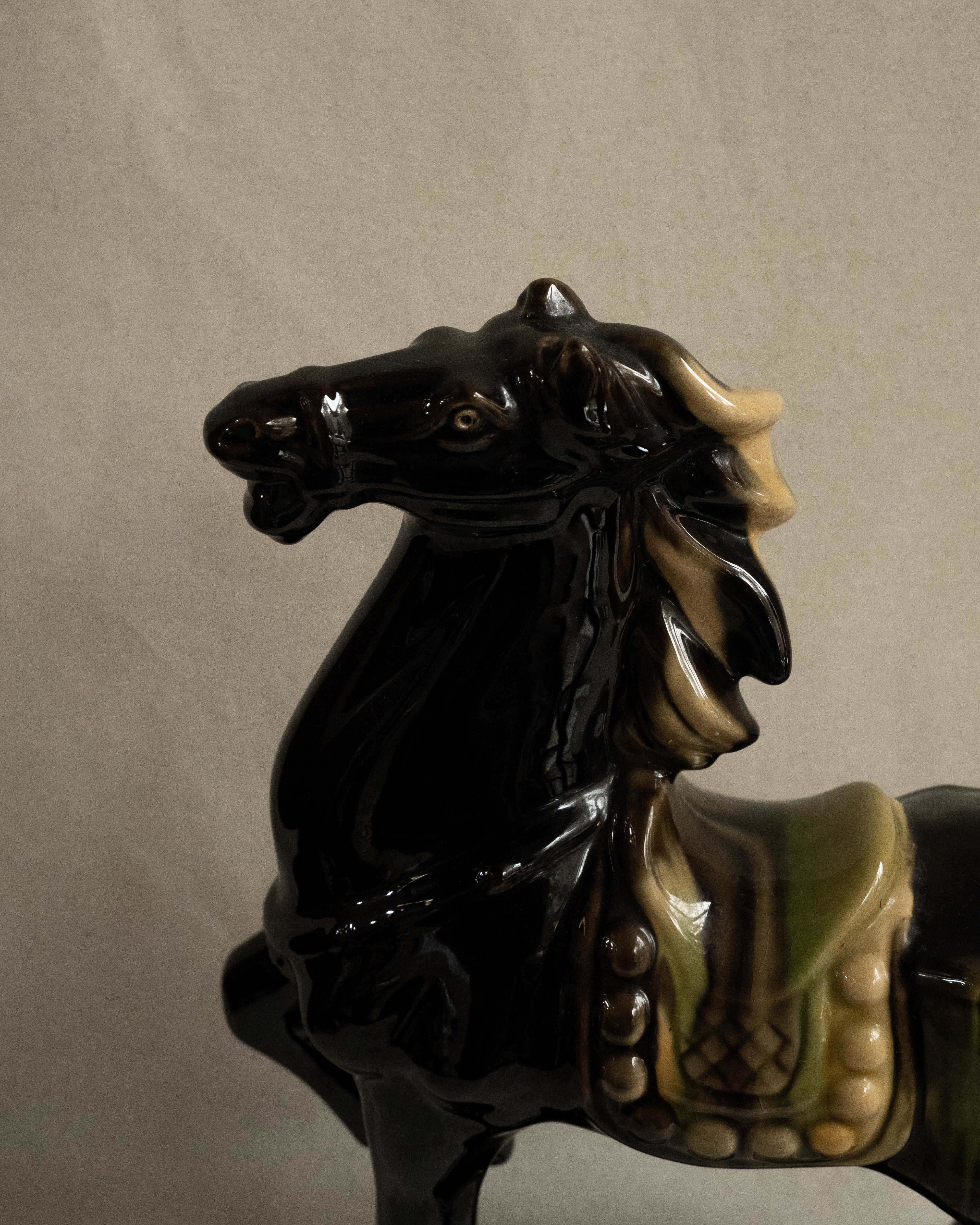 1970s Tang style ceramic horse