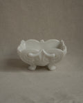 White art glass bowl