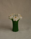 Bouquet of flowers candle